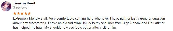 Latimer Chiropractic Patient Testimonial